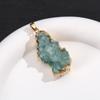 Cross-border Natural Crystal Pingente Irregular Crystal Cluster Gravel Phnom Penh Colar Ametista Raw Stone Joias Pingente