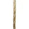 Em estoque atacado fita plana trançada de fios dourados multi-fios 6MM de largura corda decorativa artesanal bolsa de presente bolsa de armazenamento acessórios