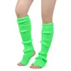 Cubrezapatos de Danza Yoga, Cubrezapatos Tejidos, Calcetines sin Pies Adelgazantes de Colores Caramelo Estilo Y2K Chica Caliente Subcultura
