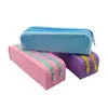 Estojo de Silicone Dupla Camada Grande Capacidade Casual para Alunos do Ensino Fundamental e Primário Atacado Estojo Dupla Camada Personalizado