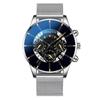 Reloj casual de comercio exterior para hombre, moda Ginebra, reloj de cuarzo de malla de negocios simple para hombre y mujer.