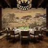 Mural de pared de tela para arquitectura antigua 8D, pintura del río Qingming, papel tapiz para hotel, restaurante, decoración de restaurante de hot pot, papel tapiz de fondo