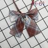 Corbata JK Estilo Universitario Japonés Flor de Cuello para Mujer Cuadros Accesorios de Uniforme Lazo Camisa de Niña Corbata Pequeña Ropa Académica