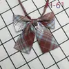 Accesorios de Uniforme a Cuadros con Corbata de Moño Estilo Universitario Japonés Corbata de Moño JK Corbata Pequeña Camisa de Mujer Uniforme Académico