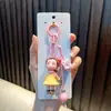 Corrente de Chaveiro para Celular com Pingente de Boneco de Casal Exquisito Pingente para Bolsa de Menina Decoração de Chaveiro Pequeno Presente