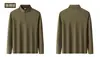 Nueva sudadera con media cremallera y cuello alto para hombre 2026 con tecnología antibacteriana 7A y calefacción de infrarrojos lejanos, con forro de forro polar cepillado doble para una capa base casual y cómoda