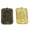 Chaveiro Talismã do Espírito da Montanha Zhao Gongming com Talismã de Buda de Cinábrio, Shigandang e Pingente do Deus da Riqueza das Cinco Direções