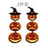 Adornos colgantes decorativos para puerta de Halloween, bandera colgante, calabaza, papel, fondo, adornos colgantes decorativos, venta al por mayor