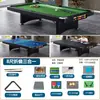 Funda para Mesa de Billar Infantil de Interior, Mesa Pequeña Estándar Americana Bola 8 para Adultos, Mesa de Billar Plegable para el Hogar
