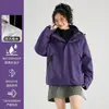 Chamarra cortavientos impermeable tres en uno estilo Luotuo para exteriores para mujer, abrigo de trabajo para empresa para hombre, LOGOTIPO personalizado