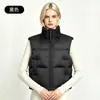 Chaleco Grueso de Plumón de Pato Blanco con Cuello Alto para Mujer Modelo Nuevo 2026 Chaleco Ligero y Cálido de Plumón para Mujer
