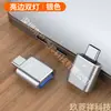 Adaptador Tipo-C a USB 3.0 Luminoso de Aleación de Aluminio Transmisión de Alta Velocidad Lector de Tarjetas Externo para Coche de Música y Video