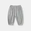 Pantalones Anti-Mosquitos de Verano para Bebé Niños Ropa de Verano a Pantalones de Bebé de Modal Niños Pantalones Finos de Seda Helada Niñas Bloomers