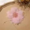 Carimbos de Cristal Doces e Meninas Flores de Chiffon Grampo Tubarão Feito à Mão Acessórios para Cabeça Corsage Roupas