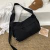 2025 Jielanshi Nuevo Estilo Coreano Bolsa de Tela de Nailon Macaron Más Fácil de Combinar Viaje Bolsa Cuadrada Pequeña Un Hombro Cruzado Bolso de Mujer