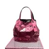 Nova Bolsa de Março com Tachas Coloridas e Diamantes, Pequena Bolsa Geométrica Romboidal de Ombro, Bolsa Quadrada Pequena para o Dia a Dia, Bolsa Feminina