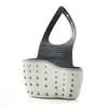 Cesta de drenaje para fregadero de cocina, bolsa colgante, soporte para esponja de grifo, organizador de fregadero para lavar platos y verduras, cesta colgante de almacenamiento sin perforación