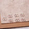 Joias para Nail Art Mini Laço Aurora Resina Pequena Gravata Borboleta Flutuante Acessórios para Unhas Material DIY Pequenos Acessórios