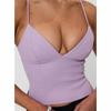 Yl24609 Primavera 2025 Novo Estilo de Moda Colete Garota Quente Slim Básico Pequena Fenda Regata de Alça