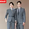 Trajes de otoño e invierno para hombres y mujeres, atuendo formal profesional, trajes profesionales de hotel, vestimenta de negocios para funcionarios públicos, ropa de trabajo para entrevistas bancarias