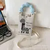 Caperucita Roja Mismo Estilo Bolsa para Teléfono Celular Bolso Pequeño Versátil Moda Personalizada Bolso Cruzado de Hombro para Niña Bolso de Mano Portátil