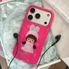 Lindo diseño de lunares adecuado para funda de teléfono 17Promax, sombrero para niñas, estilo ins para mujer 16Promax/15Pm