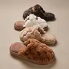 Pantuflas de algodón para interior uso en casa invierno suela suave silenciosas mujer otoño cálidas antideslizantes felpa casa pantuflas de algodón hombre
