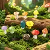 Musgo Micro-Paisagismo Criativo Cogumelos Artificiais Floresta Bonsai Jardinagem DIY Decoração de Paisagismo Acessórios Pequenos Enfeites