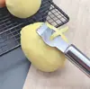Rallador de Limón de Acero Inoxidable 430 Cuchillo para Pelar Limones Raspador de Cáscara de Naranja Raspador de Seda Cuchillo Rallador de Toronja