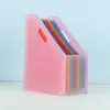 Bolsa Organizadora Vertical Inclinada A4 Grande Capacidade para Escritório Estudante Armazenamento e Organização de Provas Kit de Informações Pasta Telescópica