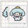 Pegatinas Lindas con Forma de Frijol, Pegatinas Decorativas Hechas a Mano Creativas de Kuromi y Cinnamoroll Estilo Pixel Cartoon Lindo