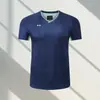 Yy Ropa Nueva de Bádminton de Manga Corta, Transpirable de Secado Rápido, Ropa Deportiva de Entrenamiento para Hombres y Mujeres, Camiseta Absorbente de Sudor para Competición