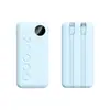 Viene con Carga Rápida de Doble Cable de 22.5W, Power Bank de Ultra Gran Capacidad de 20000 mAh, Fuente de Alimentación Móvil, Negocio con Logo Personalizado