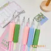 Pluma de pegamento de acción de presión tipo bolígrafo de diario estilo ins pluma de pegamento de puntos tipo sticker pluma de pegamento de aplicación precisa núcleo de pegamento de pluma de pegamento
