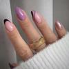 Leopard estampa glitter print francês usar armadura europeia e americana unhas postiças terminadas removíveis fábrica de unhas falsas atacado