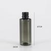 Botella Pet Transparente Hombro Plano Color 50ml Botella de Plástico 50ml Spray Desmaquillante Agua Embotellado Botella de Agua Desinfección