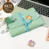 Cuaderno de Mano A5 de Tela Extraíble de Aspecto Elevado, Fresco y Sencillo, Estilo Ins, Cuaderno con Goma Elástica de Hojas Sueltas