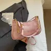 Bolsa Casual Simples de Axila para Mulheres 2026 Primavera Nova Retro Estilo Comuter Cor Sólida Elegante Bolsa de Ombro Transversal