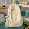 Mochila cielo estrellado azul brumoso suave, estilo coreano suave y linda, con un ambiente dulce y encantador, perfecta para salidas y sesiones de fotos