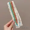 Parche de flequillo para niños, parche de pelo tejido que no daña el pelo, diadema de cinta mágica ensanchada, herramienta para arreglar el pelo para niñas