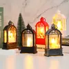 Lámpara de Viento Navideña Portavelas Lámpara Luz de Noche para Personas Mayores Decoración de Muñeco de Nieve Luz de Noche Adornos de Escritorio Decoraciones Navideñas
