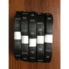 Etiquetas de talla para ropa en stock/Ropa de hombre con etiquetas de talla por altura tallas de camiseta texto blanco satén negro tallas 46-60 rollo de 600 piezas