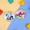 Insígnia de lata personalizada para destacar e colar com foto, dupla face, autoadesiva, mercadoria de estrela de anime bidimensional, DIY