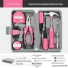 Conjunto de Caixa de Ferramentas de Ferragens Domésticas, Chave de Fenda Elétrica Multifuncional, Chave Allen, Conjunto de Ferramentas de Combinação para Reparo