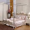 Comprar separadamente: Hastes de Suporte para Mosquiteiro, Aço Inoxidável, Modelo Novo, Uso Doméstico, Espessadas, Estilo Tradicional de Chão, Acessórios Duráveis