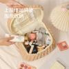 Bolsa de Cosméticos Creativa de Gran Capacidad Estilo Ins de Alta Gama Portátil Linda Bolso Satchel Femenino Bolsa de Aseo Almacenamiento Bolsa de Cosméticos