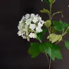 Bolas de Flores Artificiales de Madera Bordadas de 3 Cabezas Transfronterizas Arreglo de Boda Ventana Decoración del Hogar Accesorios para Disparos Flores Artificiales Flores Artificiales