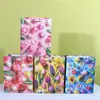 Bolsas de Tote de Papel Florales Estampadas en Oro en Stock, Bolsas de Compras para el Día de San Valentín con Flores Frescas, Bolsas de Regalo, Bolsas de Papel de Girasol al por Mayor
