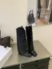 Botines marrones retro de tacón grueso para mujer, nuevo estilo otoño 2026, botas de montar cuadradas pequeñas