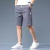 Shorts Casuais de Verão Finos Versáteis Cintura Elástica Esportivos Casuais Tendência Ins Estilo Literário Novo Sem Marca